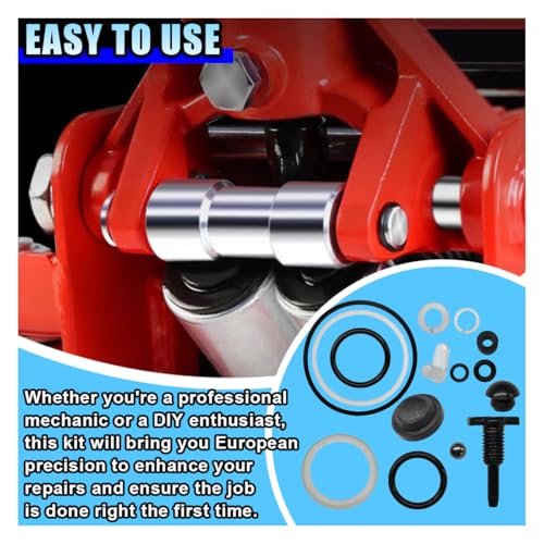 UHANBUT 15PCS 3 Ton Floor Jack Seal Repair Kit, Complete Hydraulic Jack Oil Seal & O-Ring Set for Vertical Jacks, Universal Car Repair Tool for SUV, Truck, and Sedan (Vertical) - Image 4
