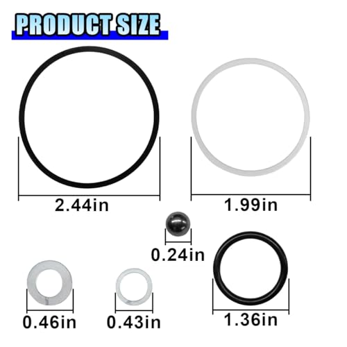 UHANBUT 15PCS 3 Ton Floor Jack Seal Repair Kit, Complete Hydraulic Jack Oil Seal & O-Ring Set for Vertical Jacks, Universal Car Repair Tool for SUV, Truck, and Sedan (Vertical) - Image 2
