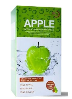 Generic Ammonia Free Apple Fruit Extract Hair Dye Cream 96H to Long Lasting Color for Hair and Beard (Black)  - Image 1