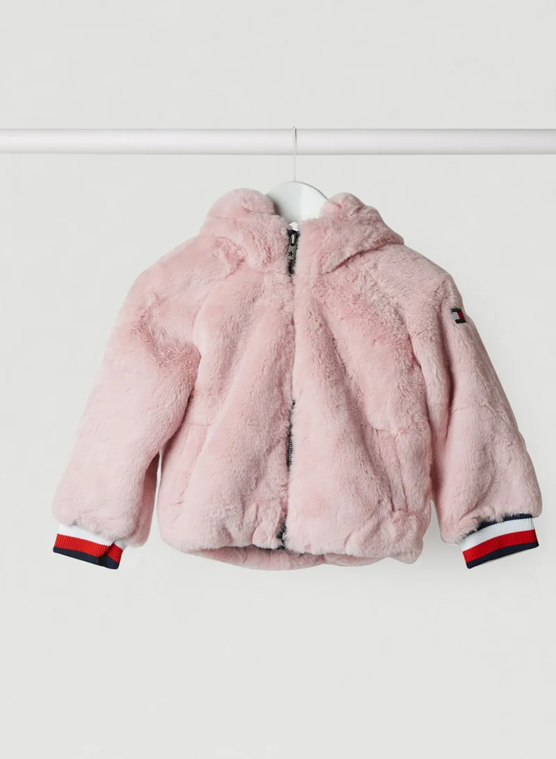 TOMMY HILFIGER Kids Fleece Hooded Jacket