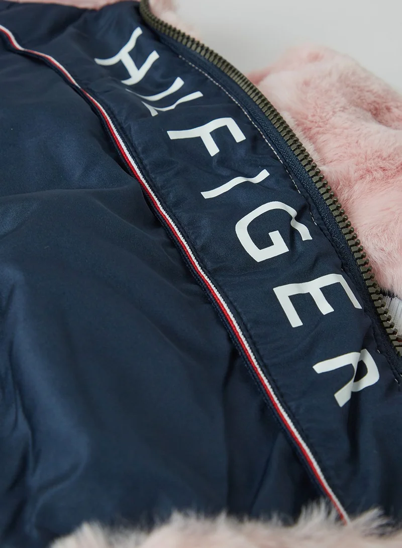 TOMMY HILFIGER Kids Fleece Hooded Jacket