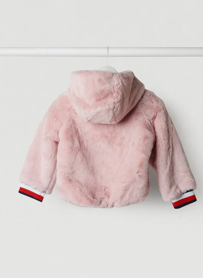 TOMMY HILFIGER Kids Fleece Hooded Jacket