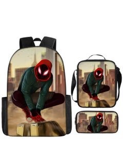 Spider-Man Spider-Man Student Backpack Three-Piece Set 29*16*42cm 