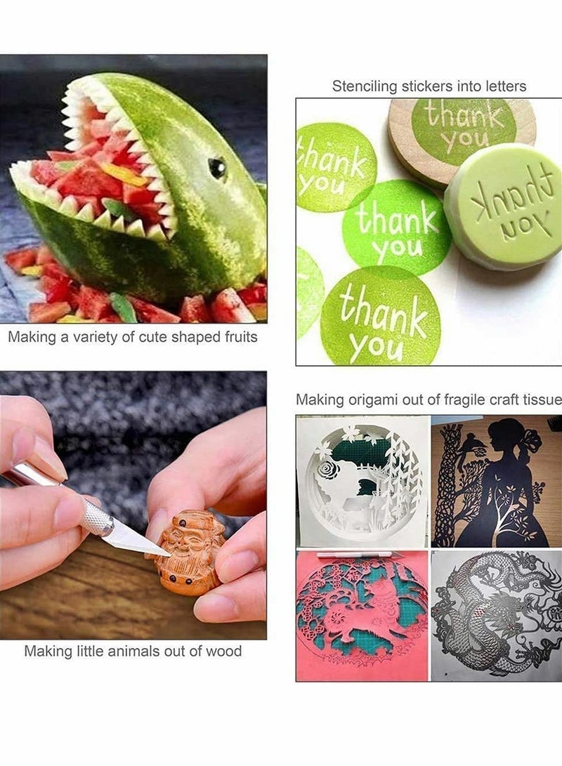 Zikra Craft Weeding Tools for Vinyl Kits, Including Scissor Tweezers Silhouettes Cameos Lettering Spatula for Weeding Vinyl Silhouettes Cameos - Image 2