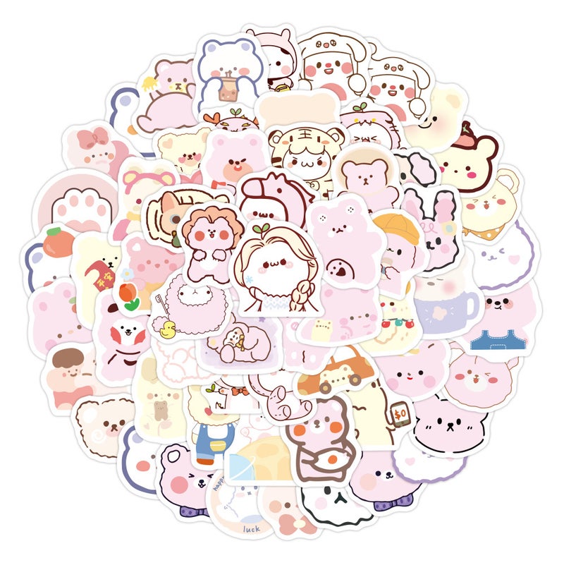 500 Cute Korean Bear Stickers - Scrapbooking Stationery Luggage Notebook - Image 4