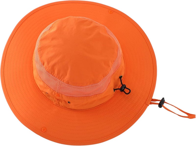 Connectyle Wide Brim Sun Hat for Men Breathable Cowboy Boonie Hat UPF 50+ Sun Protection Bucket Hat for Fishing Hiking - Image 3