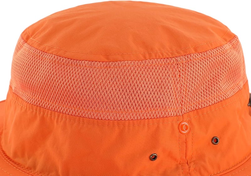 Connectyle Wide Brim Sun Hat for Men Breathable Cowboy Boonie Hat UPF 50+ Sun Protection Bucket Hat for Fishing Hiking - Image 4