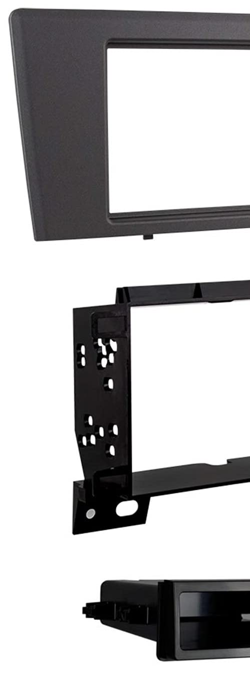 Metra 99-9229G Single/Double DIN Dash Kit for 2001 - 2004 Volvo S60/V70 (Gray) - Image 2