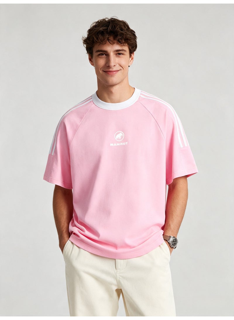 Mammut Contrast striped raglan sleeves loose short sleeve T-shirt - Image 2
