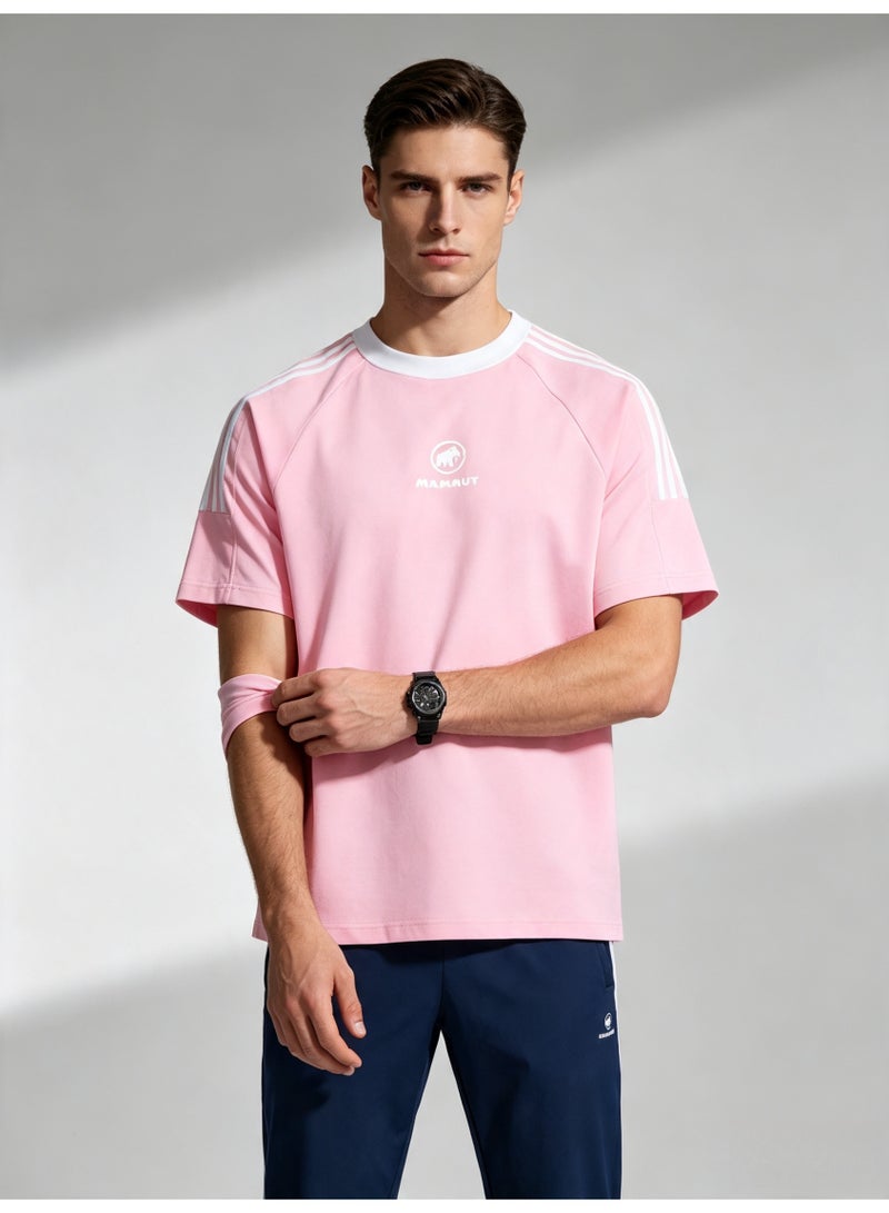 Mammut Contrast striped raglan sleeves loose short sleeve T-shirt - Image 3