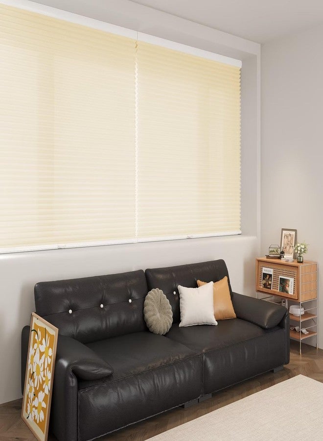 MYshade Cordless Cellular Windows Shades Light Filtering Blinds for Windows Easy to Install 24" W X 64" H(Beige), CEL24BG64D - Image 2