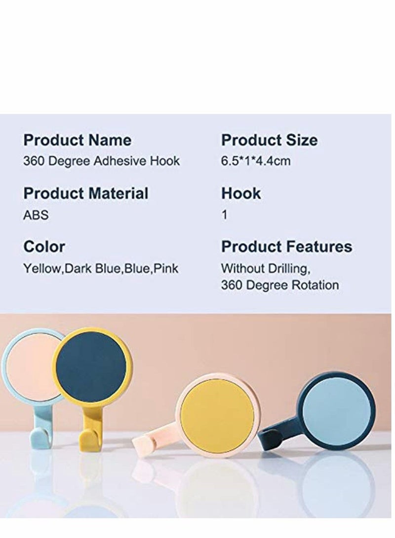 KASTWAVE Self Adhesive Hooks Wall Door Key Clothes Hook Holder Rack Decorative Accessories Home Decor Gift (12 Pcs)  - Image 4