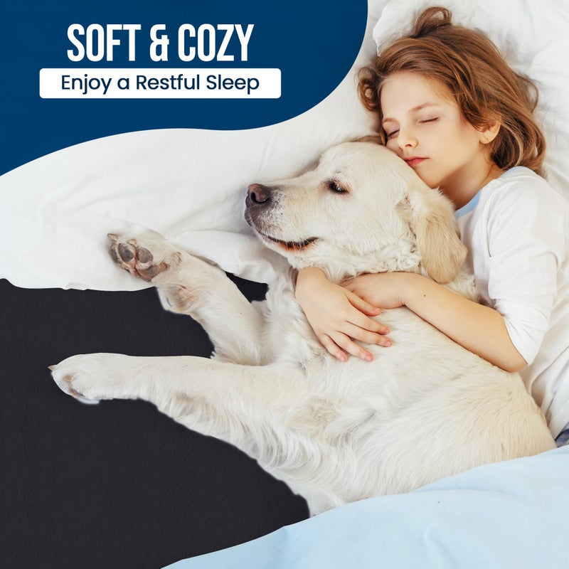 Utopia Bedding Waterproof Mattress Protector Twin Size, Premium Terry Mattress Cover 200 GSM, Breathable, Fitted Style with Stretchable Pockets (Black) - Image 5