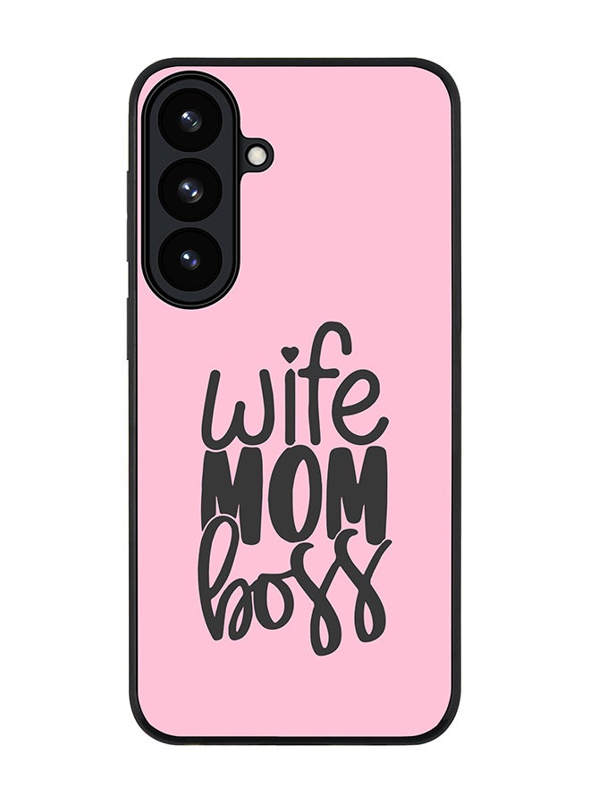 For Samsung Galaxy S26 Plus Case,Slim fit Camera Protection, Shockproof Thin Phone cover  - Wife Mom Boss