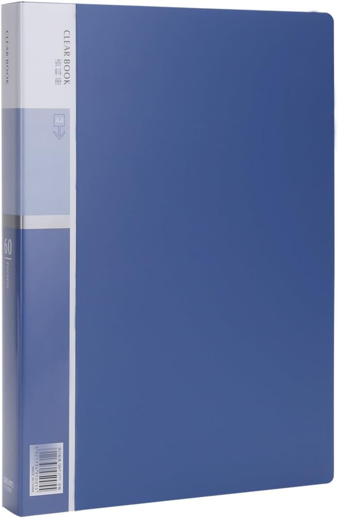 Deli Display Book Antistatic Pocket For Easy Paper Insertion - E5005, Assorted Colors - Image 1