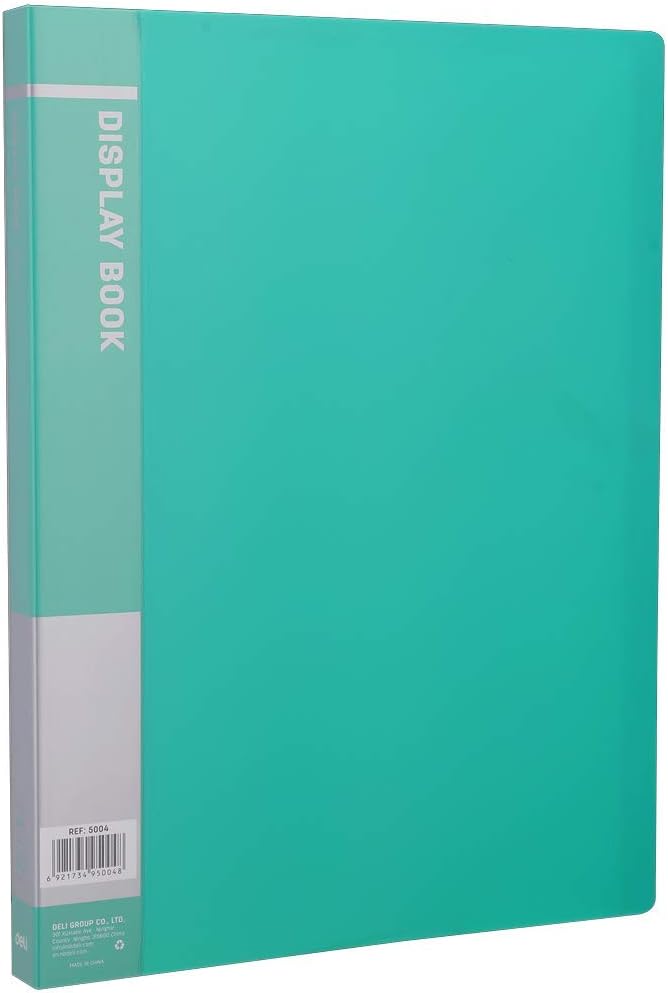 Deli Display Book Antistatic Pocket For Easy Paper Insertion - E5005, Assorted Colors - Image 2