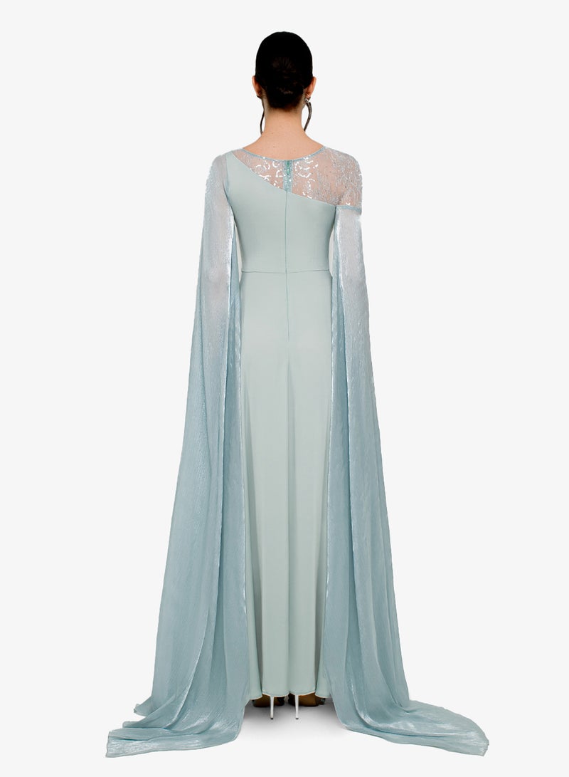 CHASE Drape Sleeve Maxi Dress - Image 3