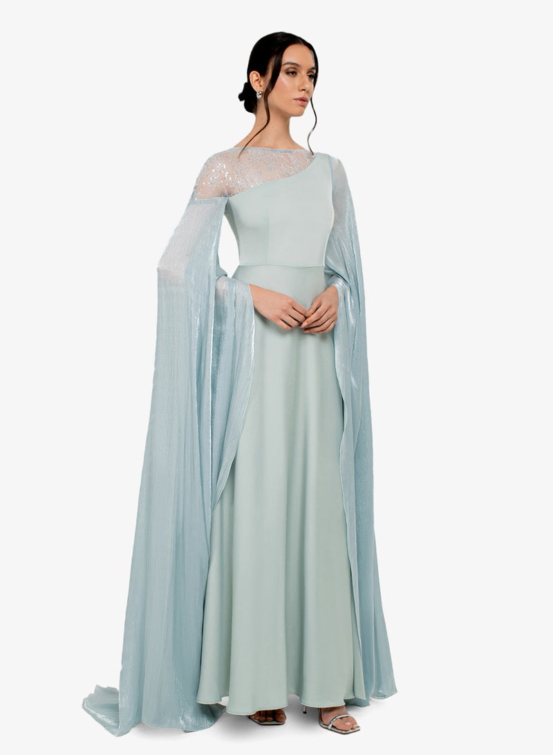 CHASE Drape Sleeve Maxi Dress - Image 2