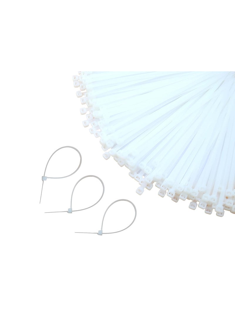 MaK WOrLD MaK WOrLD Wonder Quick Tie 12 Inch Cable Ties 300 x 36 mm Nylon Zip Wire Organizer Self Locking Tie White 80 Pieces  - Image 4