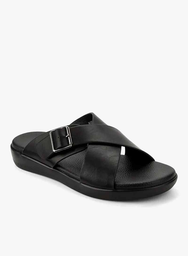 Le Confort Men Cross Strap Sandals