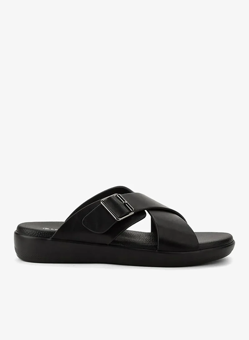 Le Confort Men Cross Strap Sandals