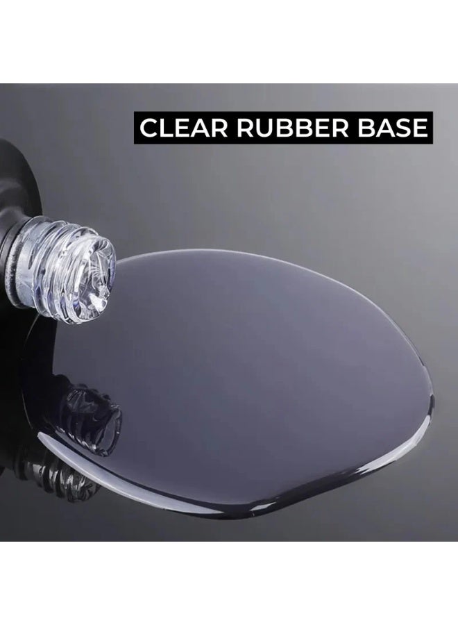 Mira Professional Gel Nail Polish Clear Base Coat 15ml Professional Salon and Home Use - Image 3