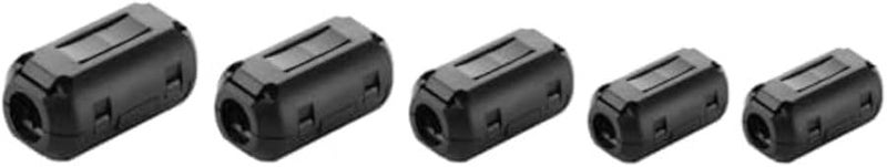 28 قطعة من الحلقات الأساسية الفريتية السوداء القابلة للتركيب لقمع ضوضاء RFI و EMI، مشبك كابل - Image 2