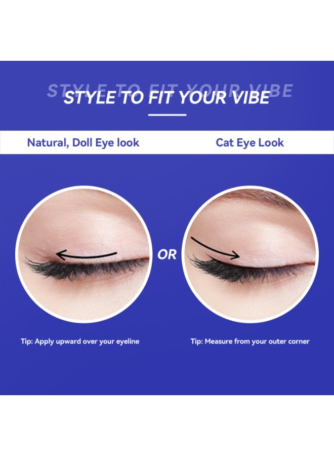 D'AMMA'N 3D Fan Half False Lashes – 5 Length Options Natural Wispy Look, Lightweight Soft & Reusable Eyelashes (2 Pairs) - Image 2