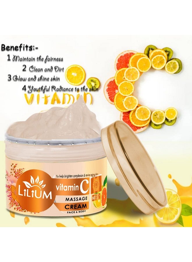ليليوم مجموعة فيتامين C للوجه مع مستخلص الليمون والبرتقال 1000 جرام تغذي وتشد البشرة وتقلل من علامات الشيخوخة والتجاعيد والخطوط الدقيقة والبقع الداكنة وتقشير البشرة وبشرة متوهجة منتعشة - Image 3