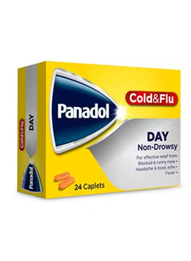 Panadol All-in-One Cold and Flu 24-Tablets - Image 2