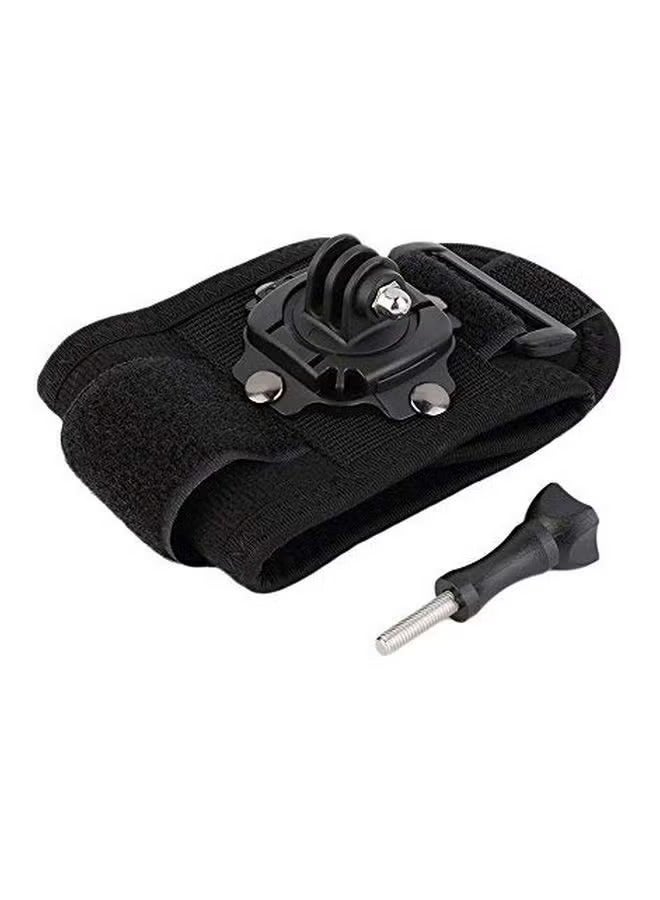 Ozone 360 Degree Rotation Glove Hand Strap Holder For GoPro 32cm Black/Silver 