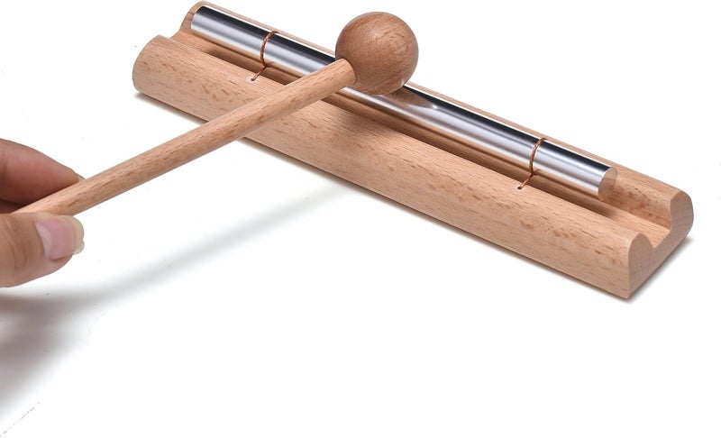 Mihey Solo Chime Musical Percussion Instrument with Mallet for Meditation, Classroom Use and Sound Therapy - Image 3