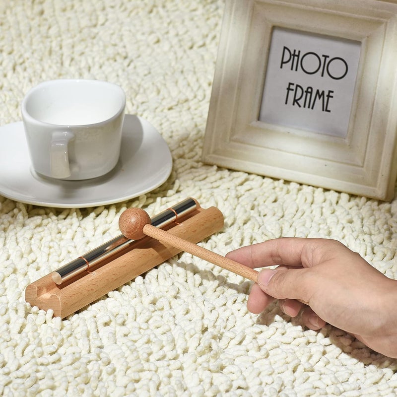 Mihey Solo Chime Musical Percussion Instrument with Mallet for Meditation, Classroom Use and Sound Therapy - Image 5