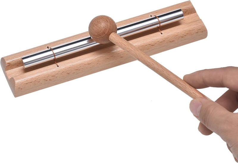 Mihey Solo Chime Musical Percussion Instrument with Mallet for Meditation, Classroom Use and Sound Therapy - Image 2