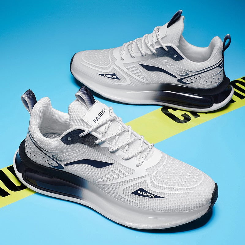 Summer Men'S Shoes Ultra-Light Shock-Absorbing Soft-Soled Running Shoes Trendy Casual Sports Shoes Breathable Mesh Running Shoes - Image 4