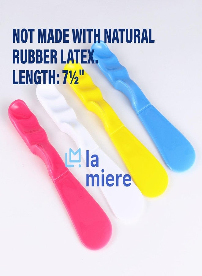 LA MIERE 4PCS Autoclavable 7.5” Handle Spatula, Dental Straight Spatula, Dental Alginator Mixer, Mixing Spatula Alginate Spatula Plaster Spatula 4 Mix Color - Image 2