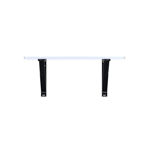 QARA (16x24 inches Solid Wood Wall Mounted Folding Study Table| Wall Mount Table | Foldable Laptop Desk for Home and Office Computer- White - Image 4