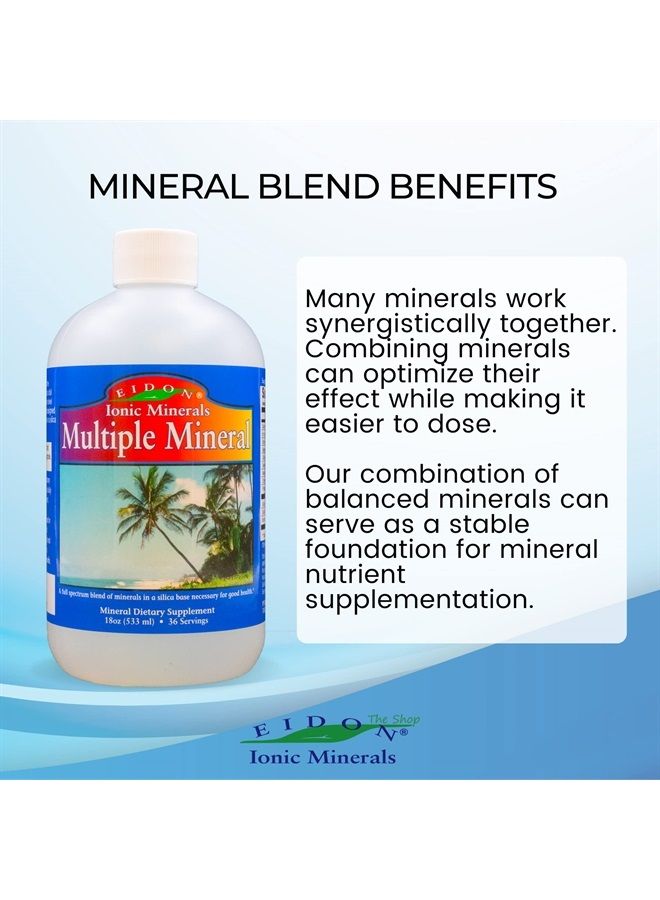 Eidon Ionic Minerals Eidon Multiple Minerals Supplement - Minerals for Water, Liquid Vitamins, All-Natural, Bioavailable, Ionic, Vegan, Gluten-Free, No Additives or Preservatives - 18 Ounce Bottle - Image 4