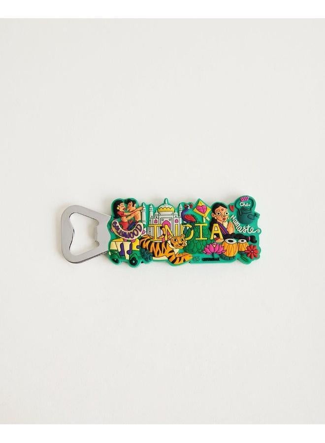 Chumbak Classic India Bottle Opener Magnet - Image 1