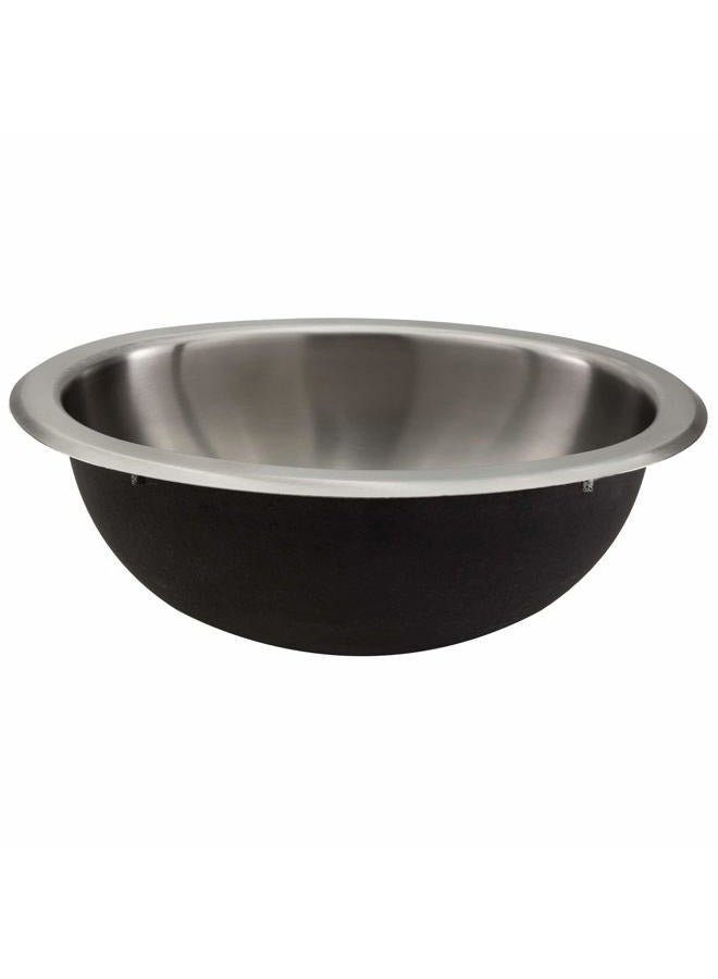 RecPro RV 10" x 13" Stainless Steel Oval Sink | Single Bowl | 1.5 Drain Hole (No Faucet) - Image 3