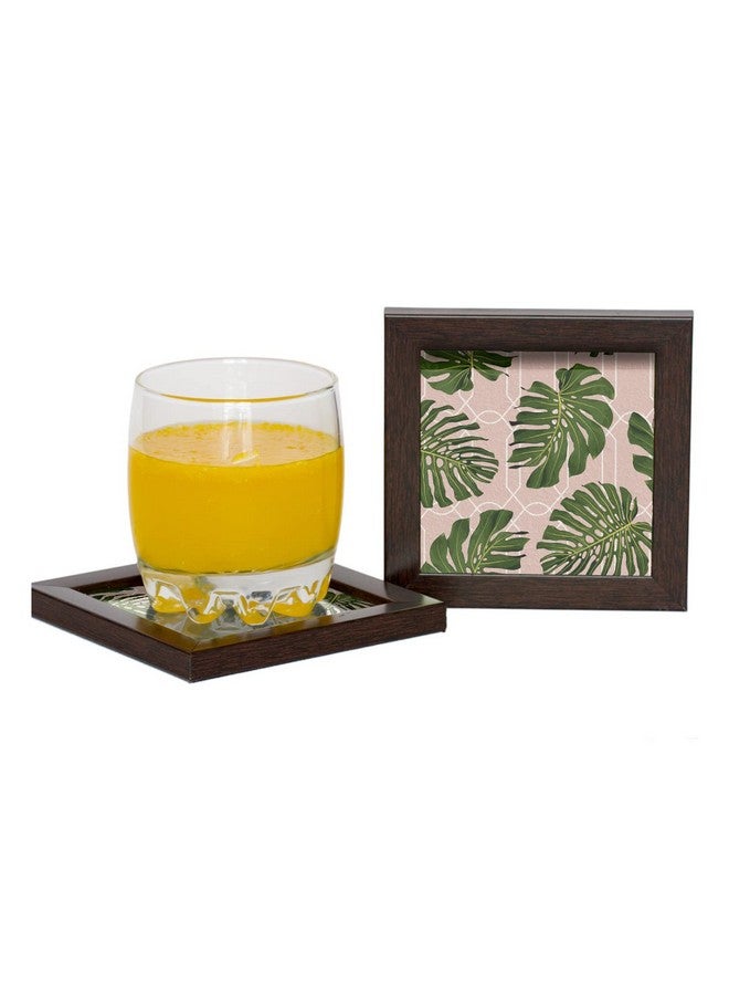 Paper Plane Design Tea Coffee Coaster Set Wooden Decorative Coasters Set. Home and Office Wooden Coasters Design 366 - Image 3