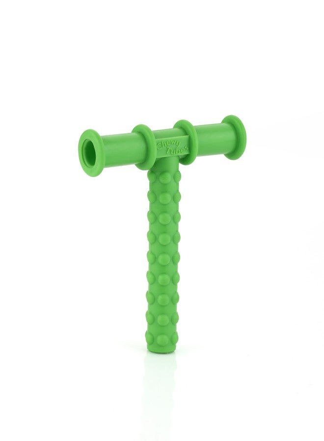 MJ Talk Tools ® Chewy Tube T-Tube - Oral Motor, Sensory Chewing Aid for Autism, Speech Delay & Eating Support (Green, 1 Count) - Image 5