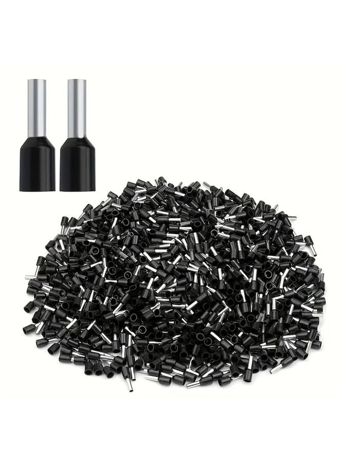 100 قطعة موصل طرفي من نوع الأنبوب النحاسي E10 12 بألوان متنوعة (أحمر، أصفر، أزرق، رمادي) - Image 4