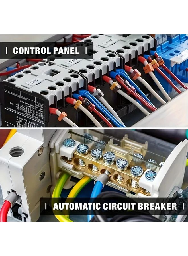100 قطعة موصل طرفي من نوع الأنبوب النحاسي E10 12 بألوان متنوعة (أحمر، أصفر، أزرق، رمادي) - Image 5