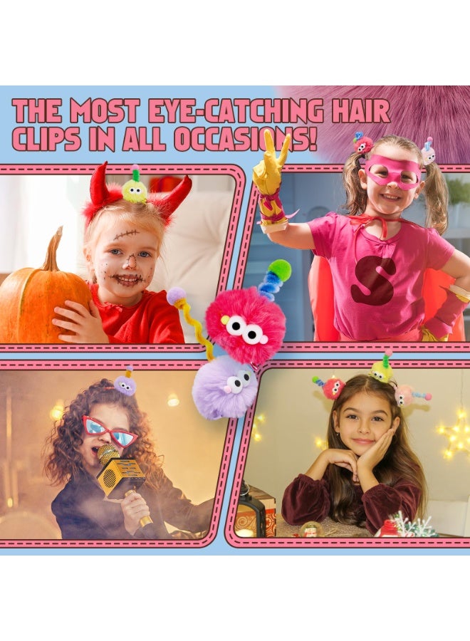 Funny Cartoon Hair Clips 5 Pieces Crazy Hair Day Decor Accessories For Kids Girls - Image 5