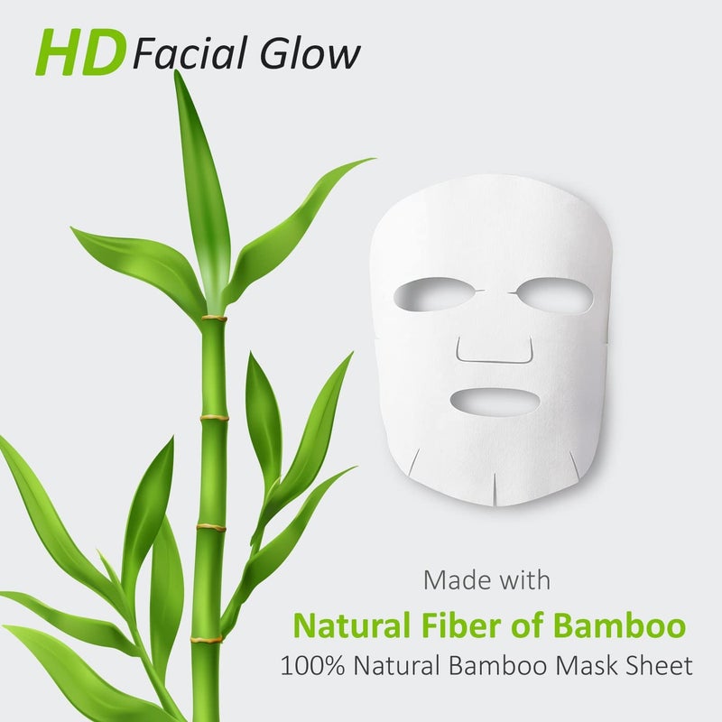 MasKing Beauty Facial Sheet Mask 6pcs Bamboo Fiber Sheet Mask 6pcs For Brightening Skin Glowing Beauty Collection Pack Combo Pack of 12 Sheet Mask - Image 3
