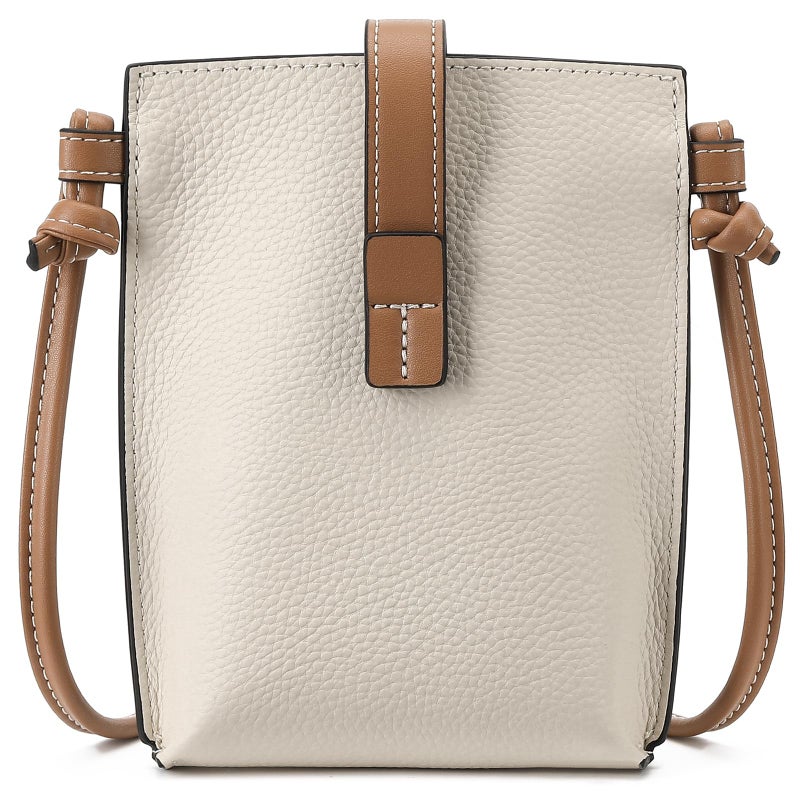 SENDEFN Leather Small Crossbody Bags for Women Phone Purse Minimalism Cell Phone Bag with Card Slot - Image 1