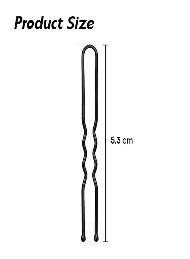 Multibrite Black Hair U Pins for Buns & Bridal Hairstyles | Strong Grip U-Shaped Bun Pins | Secure Hold for Wedding, Party, Dance, Daily Use Hair Styling Accessories for Women & Girls (Pack of 60 Pcs) - Image 5