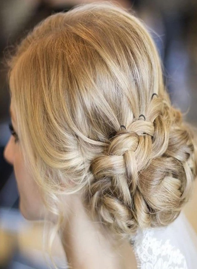 Multibrite Black Hair U Pins for Buns & Bridal Hairstyles | Strong Grip U-Shaped Bun Pins | Secure Hold for Wedding, Party, Dance, Daily Use Hair Styling Accessories for Women & Girls (Pack of 60 Pcs) - Image 3