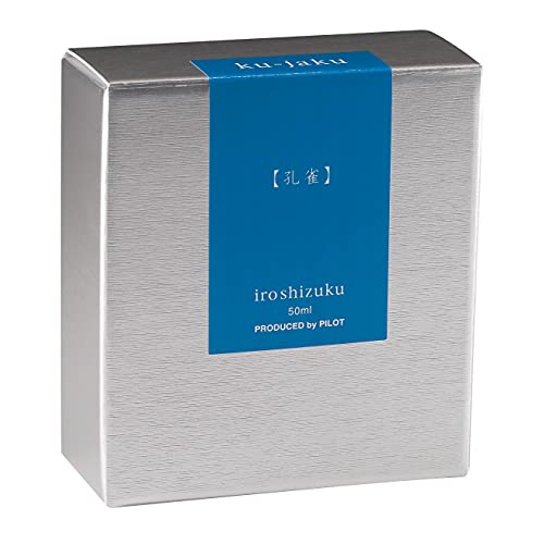 Pilot Iroshizuku Bottled Fountain Pen Ink, Ku-Jaku, Peacock, Turquoise (69213) - Image 3